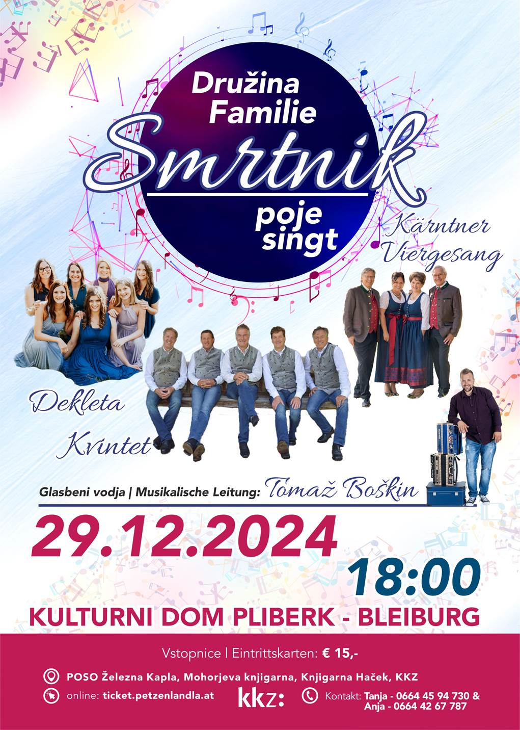 Družina / Familie Smrtnik poje / singt - 18.00